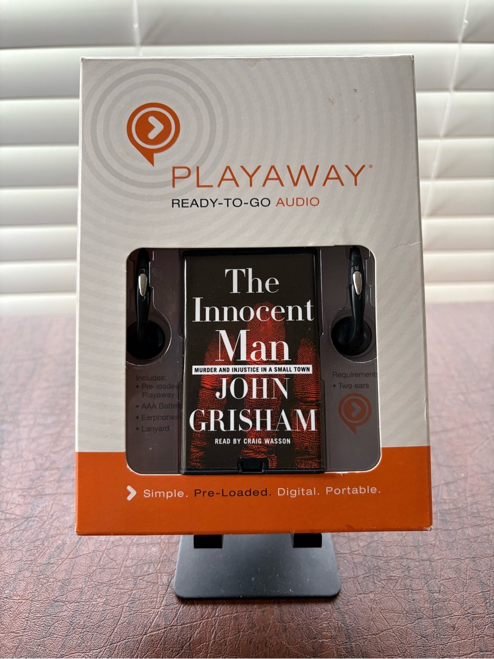 The Innocent Man by John Grisham on Playaway